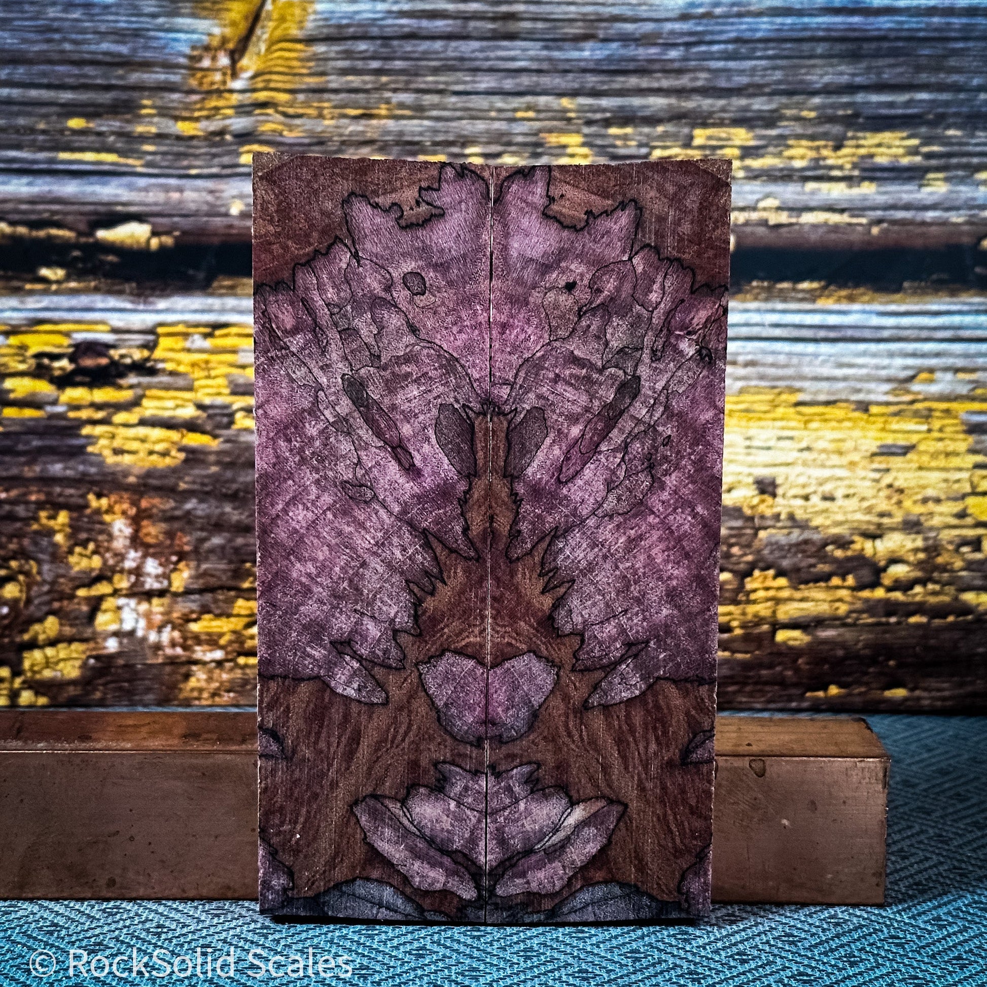 #2321 - Magenta Spalted Maple Burl - Bargain Bin - RockSolid Scales -