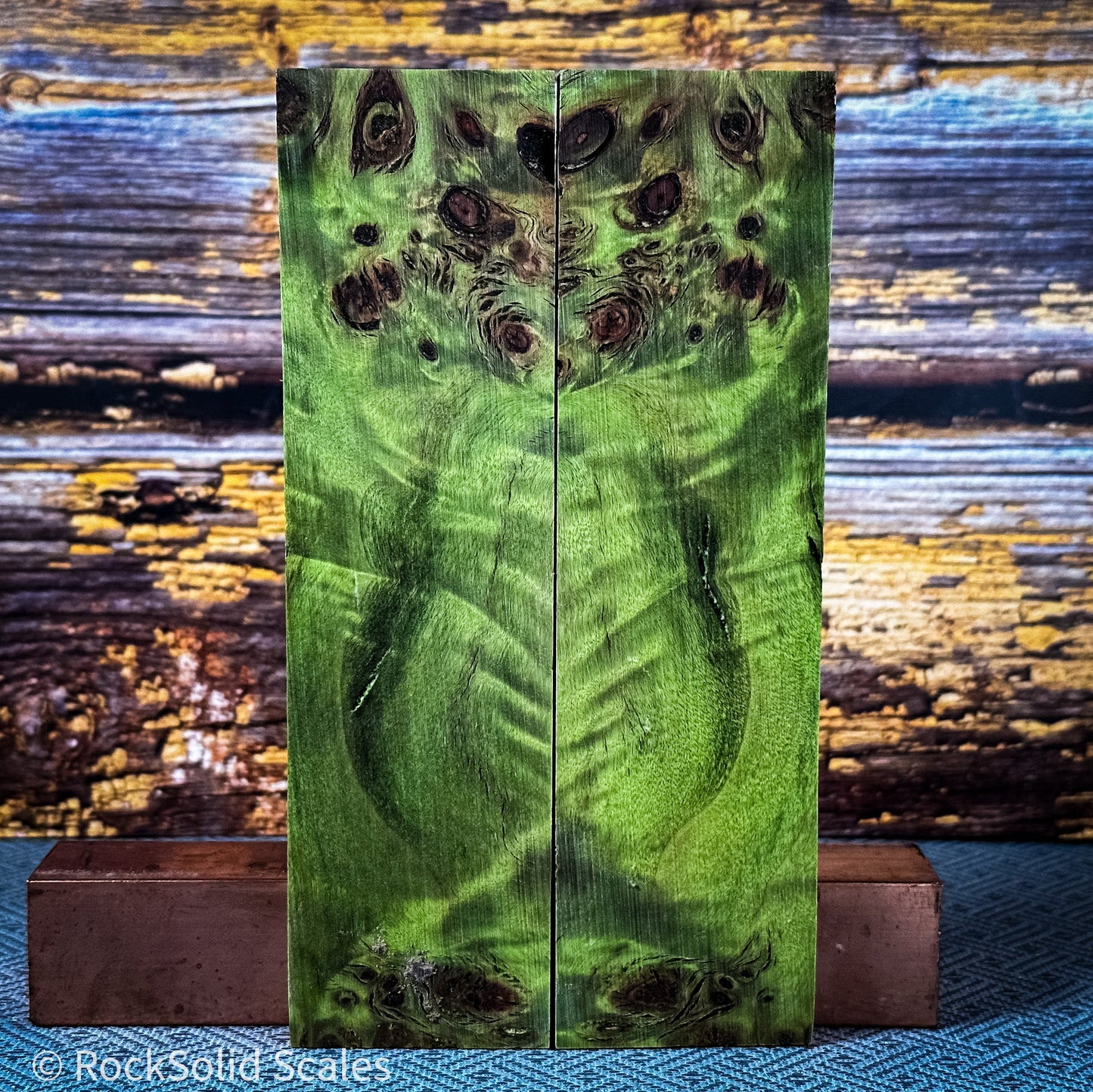 #2324 - Sour Apple Poplar Burl - Bargain Bin - RockSolid Scales -