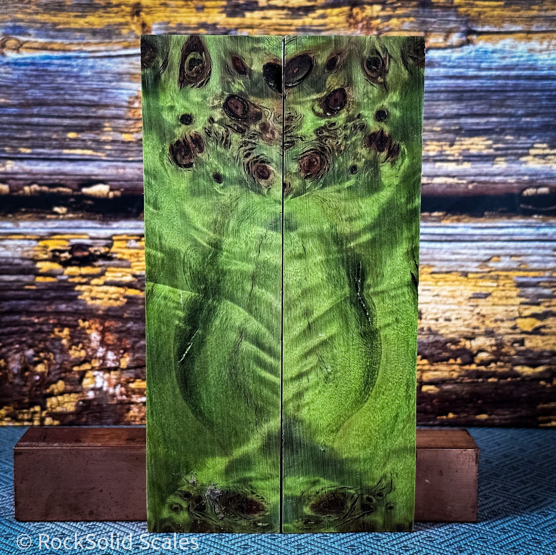 #2324 - Sour Apple Poplar Burl - Bargain Bin - RockSolid Scales -