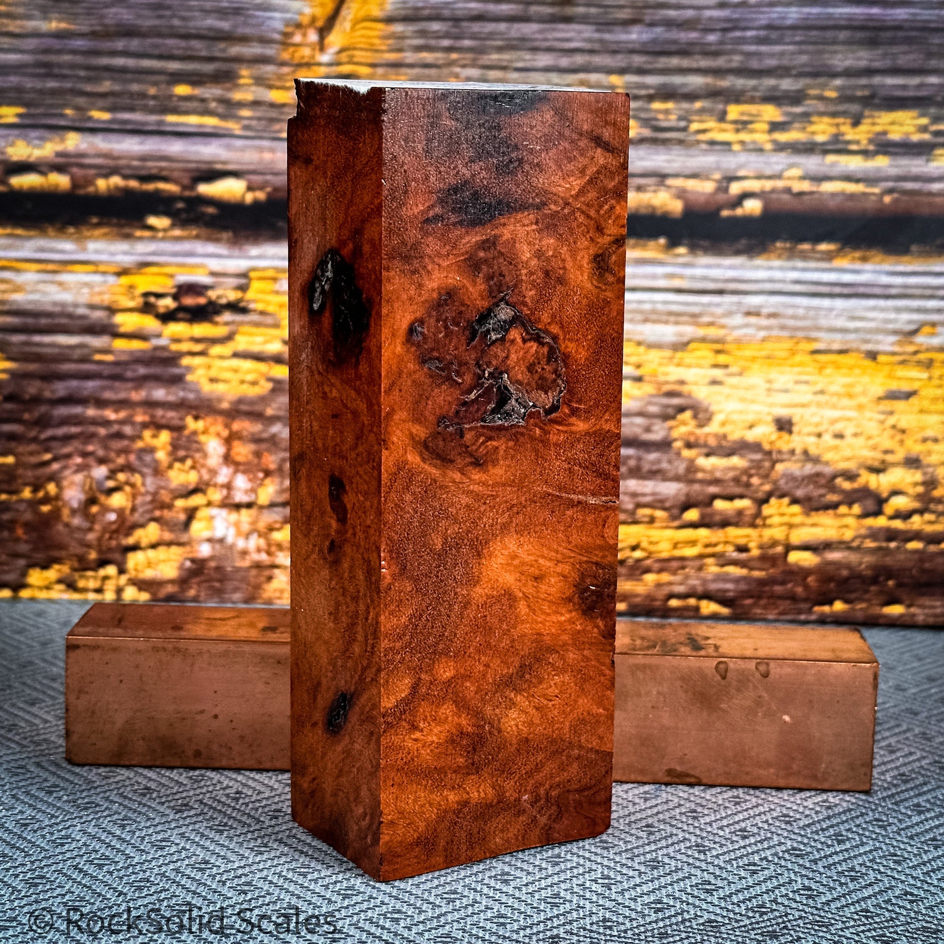 #2332 - Asian Iron Burl Block - RockSolid Scales -