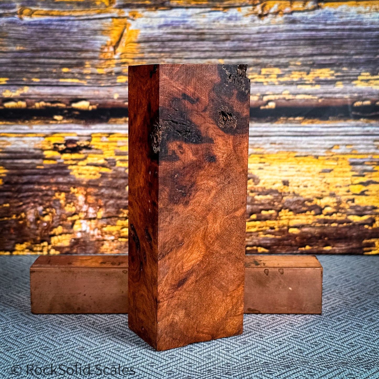 #2332 - Asian Iron Burl Block - RockSolid Scales -