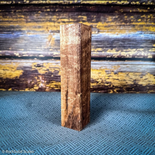 #2369 - Tasmanian Blackwood Blister-Figured Burl - K&G Stabilized Block - RockSolid Scales -