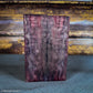 #2387 - Blue/Red Double Dyed Quilted Maple - K&G Stabilized - RockSolid Scales -