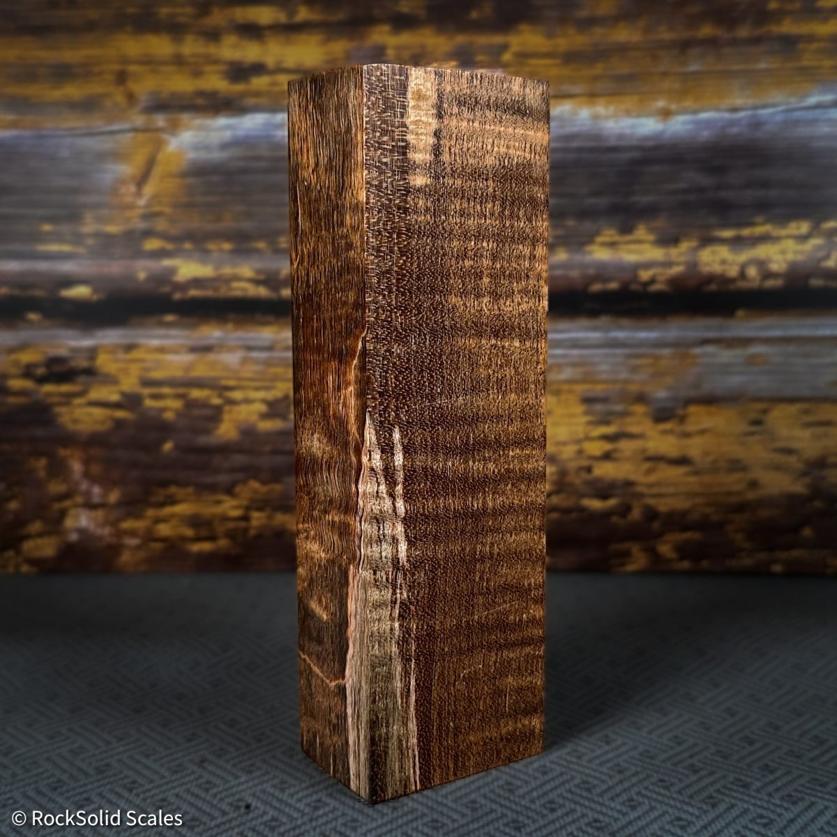 #2402 - Brown Dyed Curly Maple - Bargain Bin - RockSolid Scales -