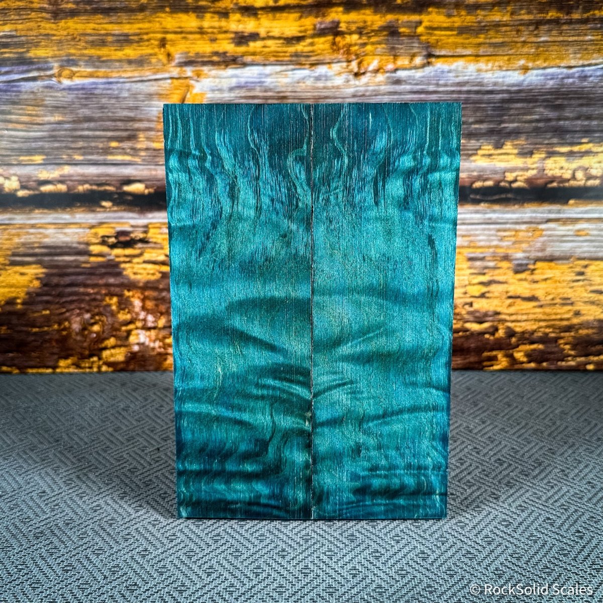 #2430 - Sean Blue Quilted Maple - RockSolid Scales -