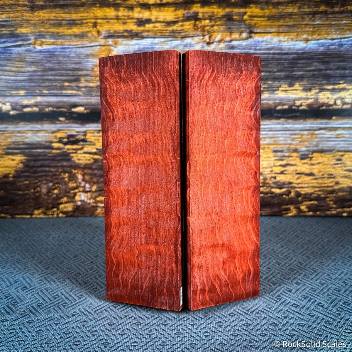 #2436 - Blazing Red Quilted Maple - RockSolid Scales -
