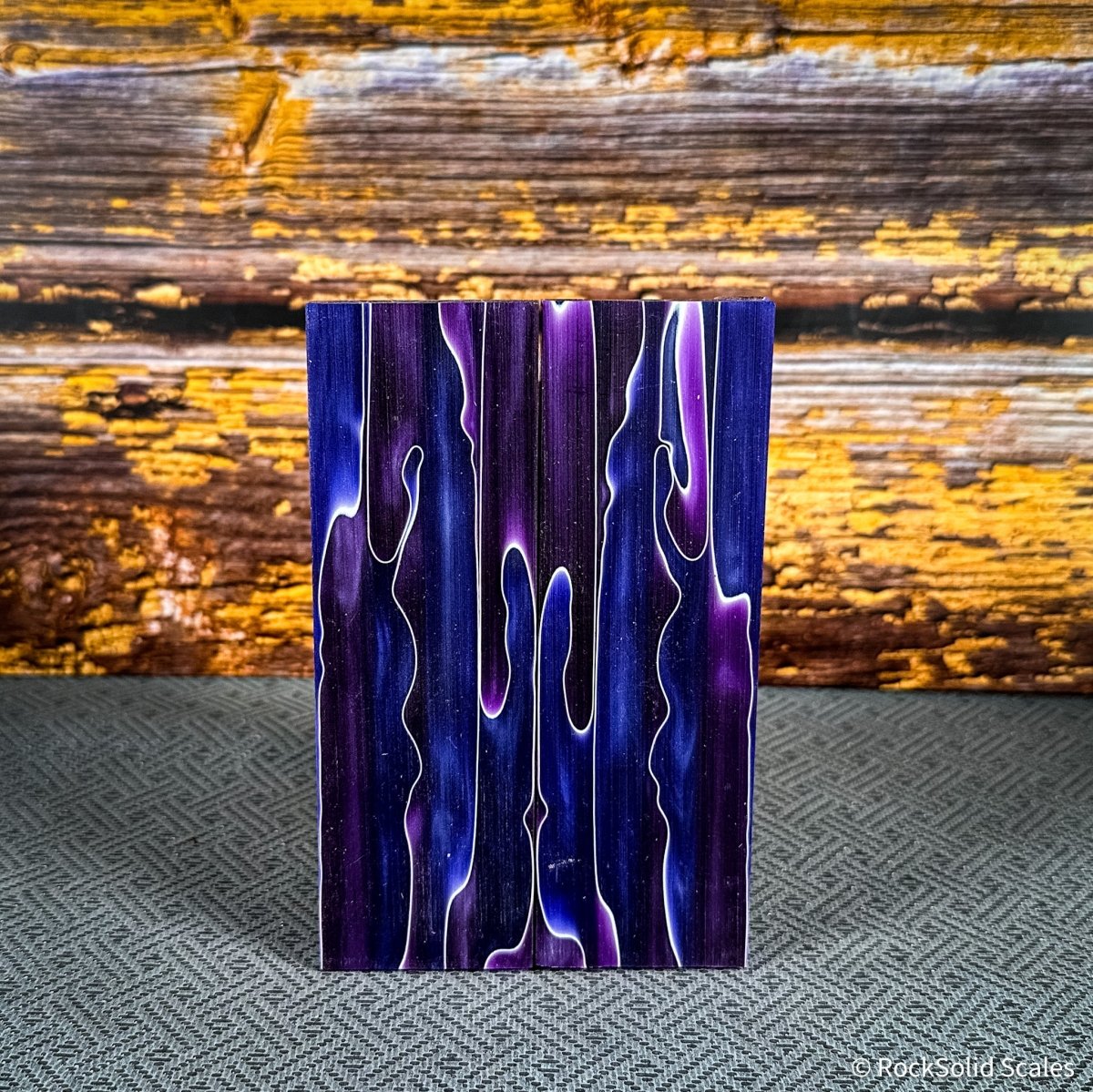 #2459 - Grape Swirl Acrylic - RockSolid Scales -