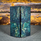 #2467 - Sea Blue and Teal Double Dyed Box Elder Burl - RockSolid Scales -