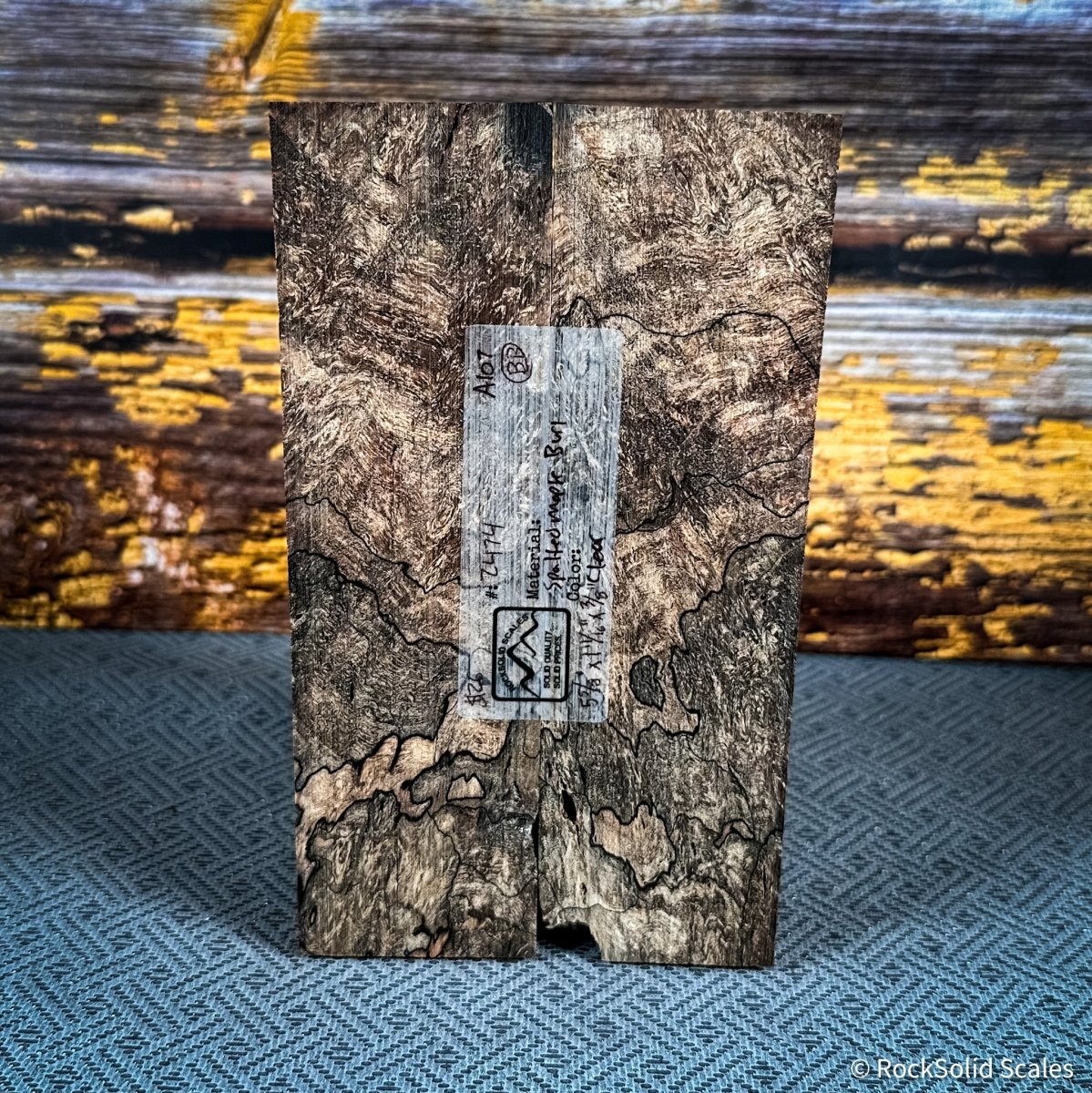#2474 - Spalted Maple Burl - Bargain Bin - RockSolid Scales -