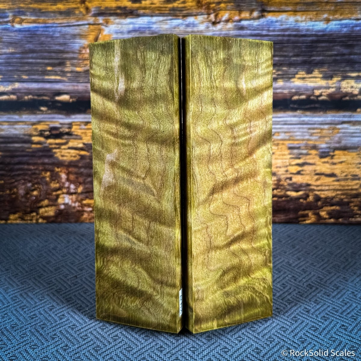 #2479 - Spring Green Quilted Maple - RockSolid Scales -