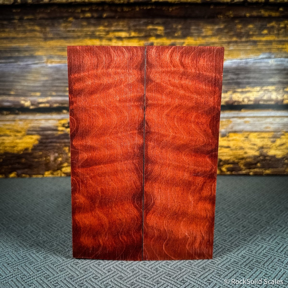 #2484 - RedRum Quilted Maple - Bargain Bin - RockSolid Scales -
