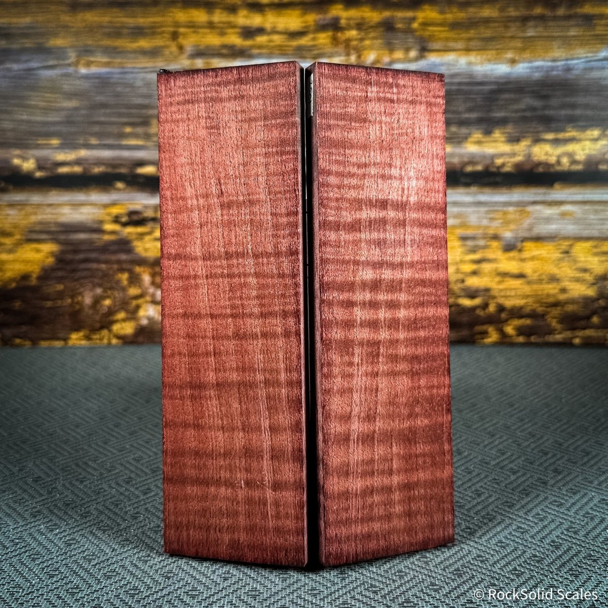 #2501 - RedRum Curly Maple - RockSolid Scales -