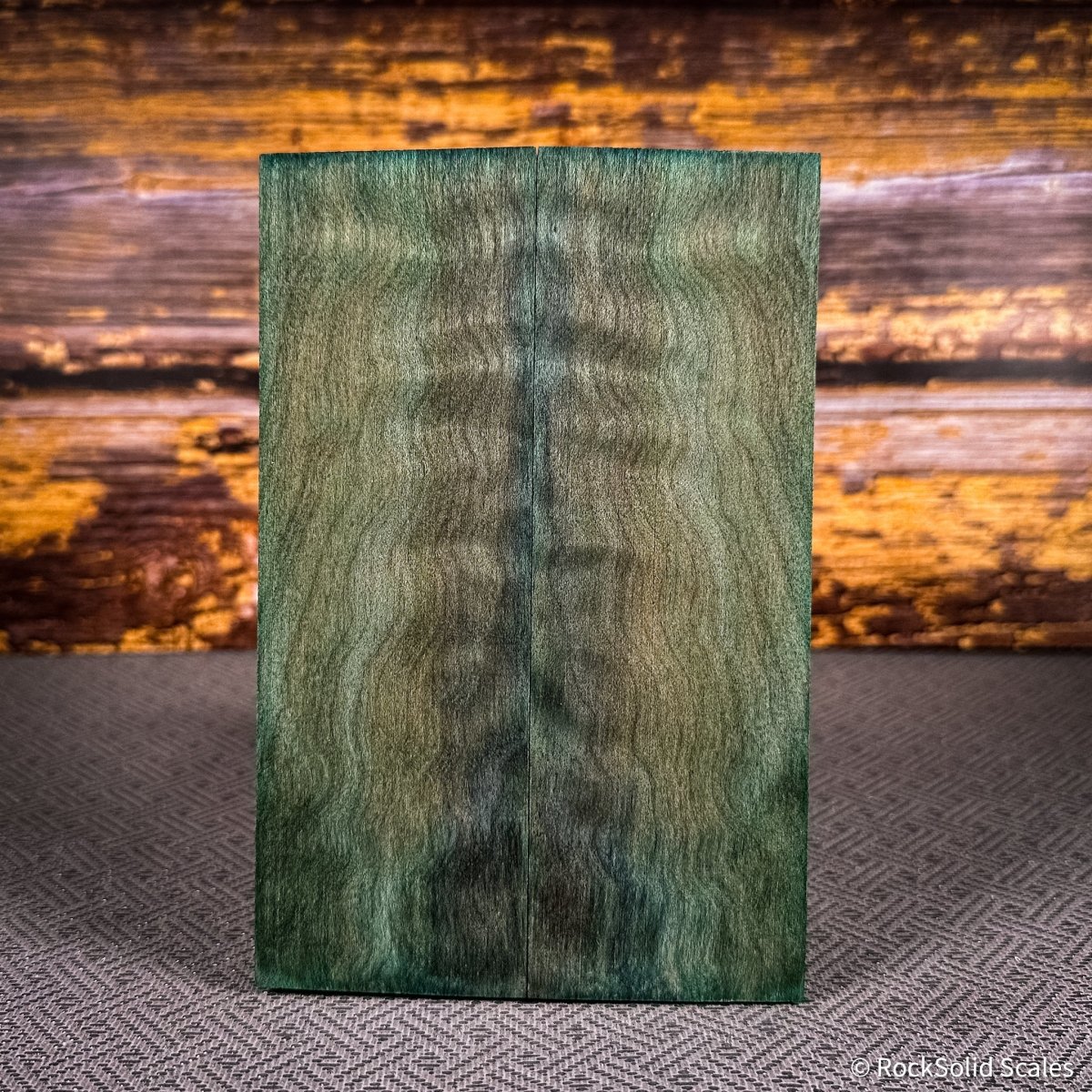 #2507 - Teal Quilted Maple - RockSolid Scales -