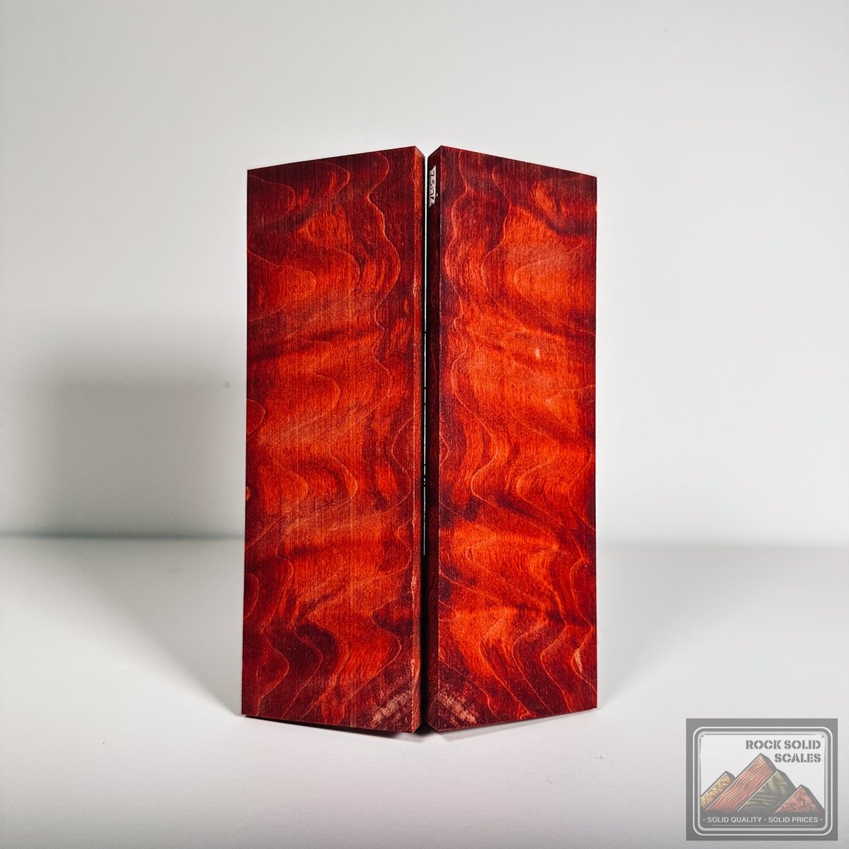 #2517 - RedRum Quilted Maple - RockSolid Scales -