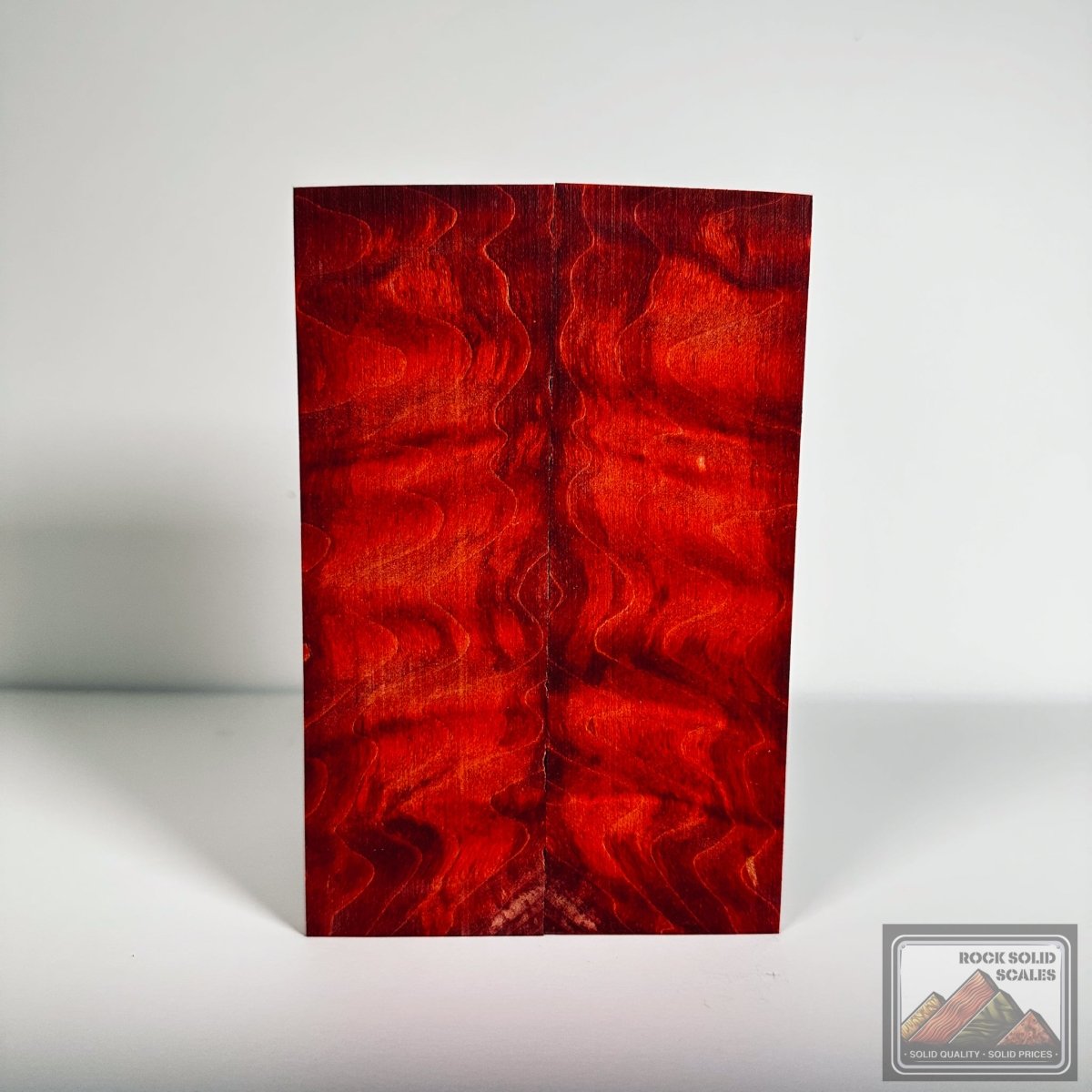 #2517 - RedRum Quilted Maple - RockSolid Scales -