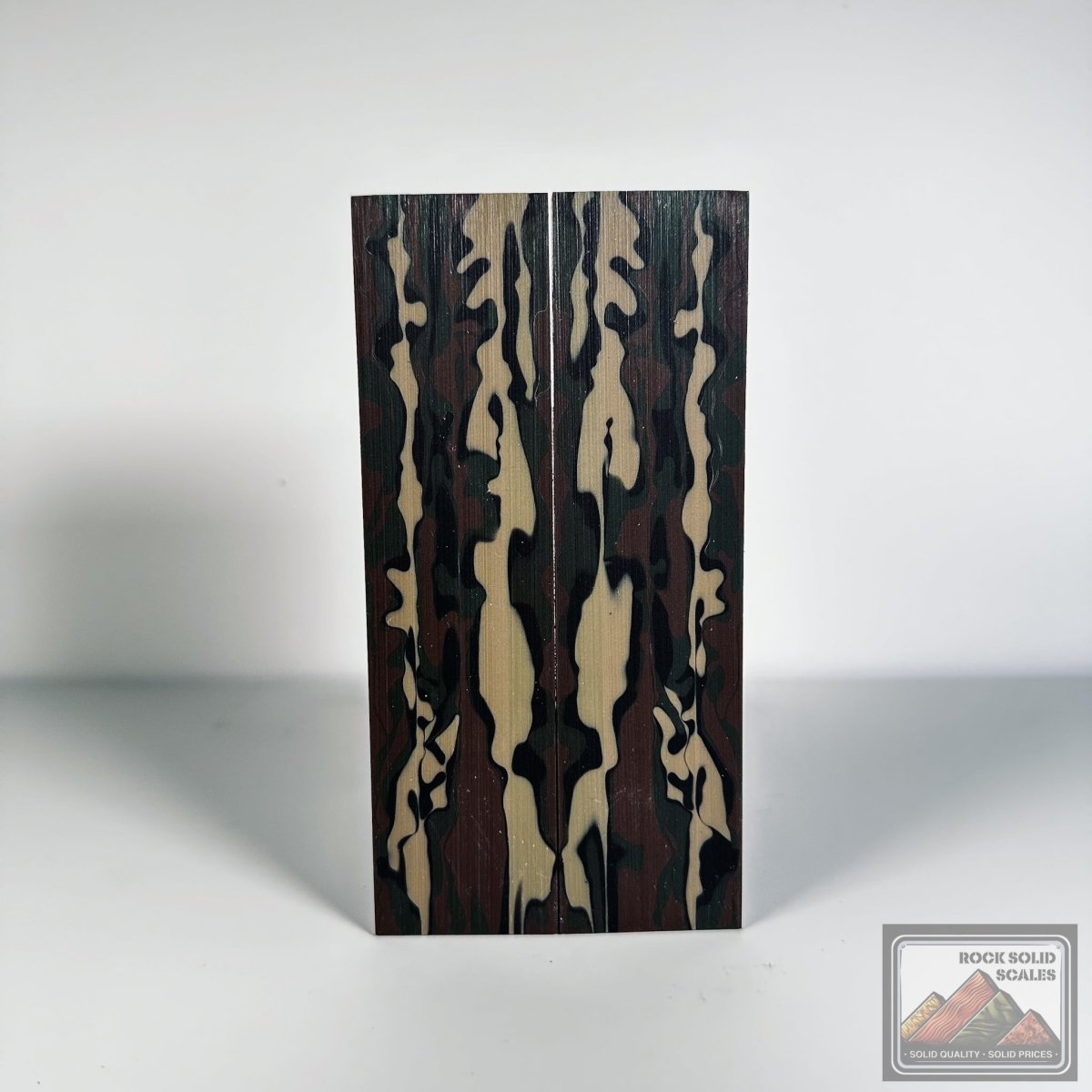 #2587 - Woodland Camo Acrylic - RockSolid Scales -