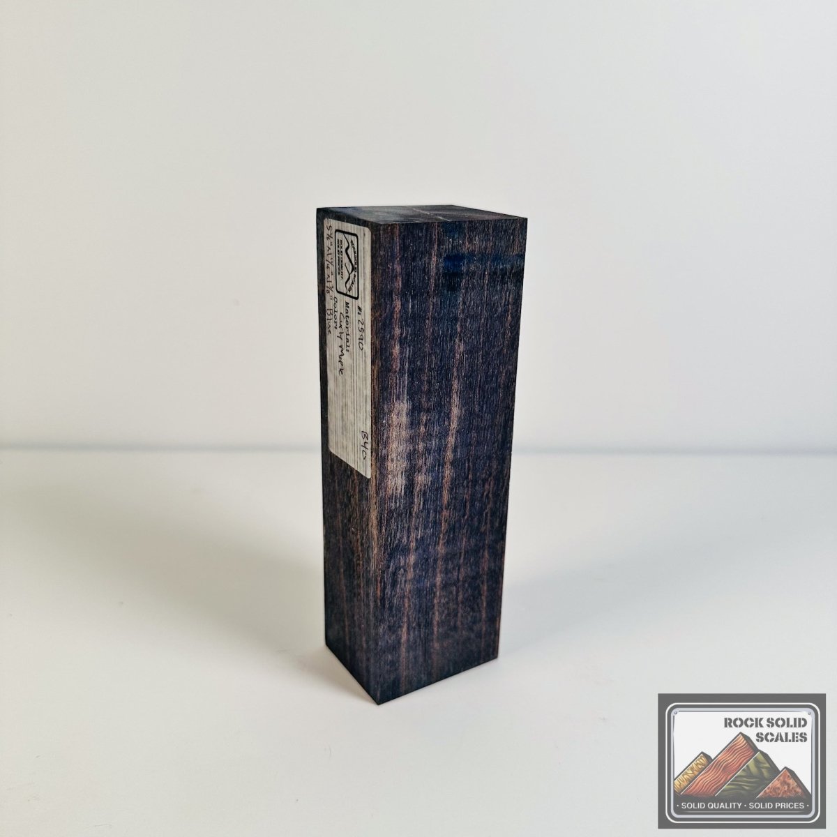 #2590 - Blue Curly Maple - RockSolid Scales -