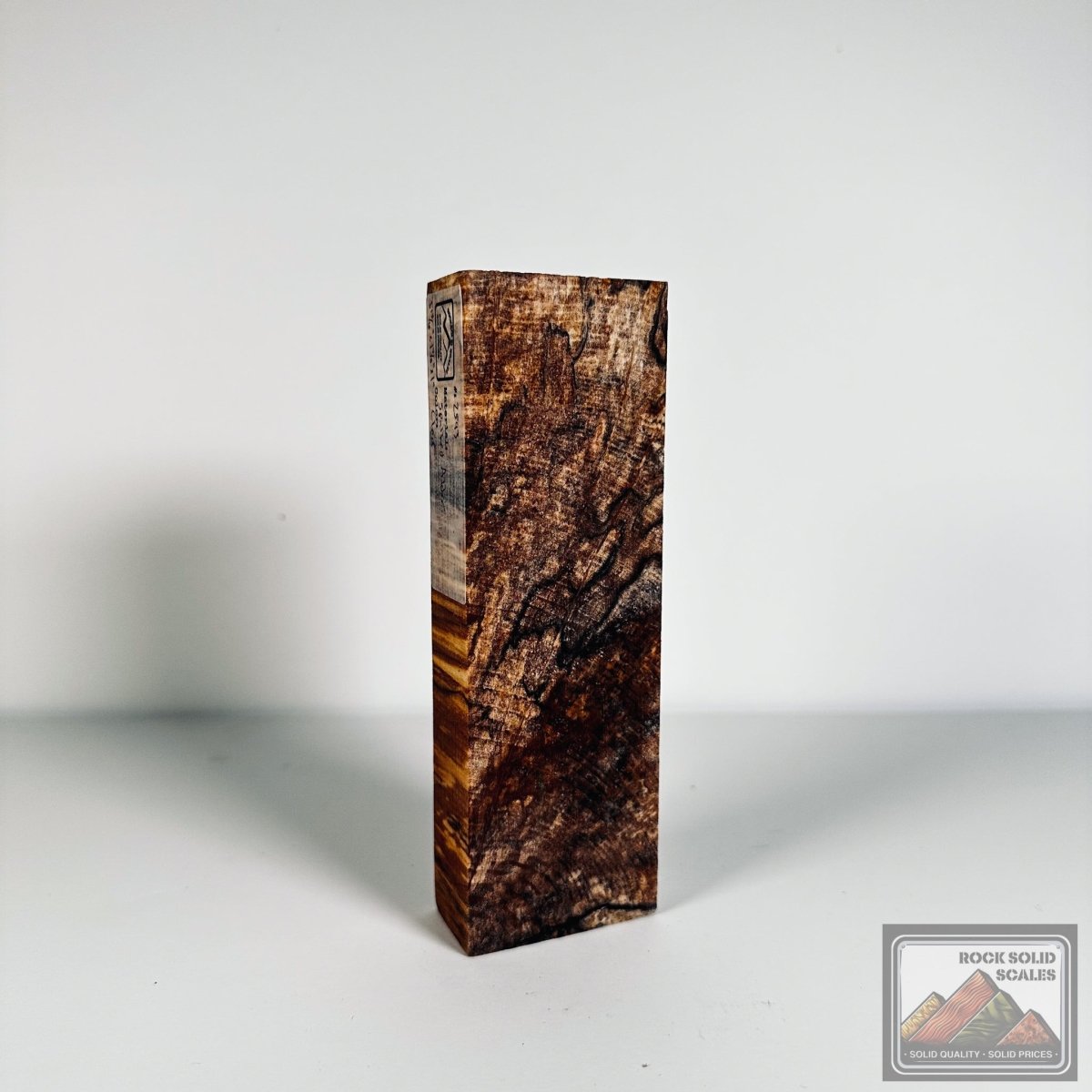 #2593 - Spalted Alder Block - RockSolid Scales -