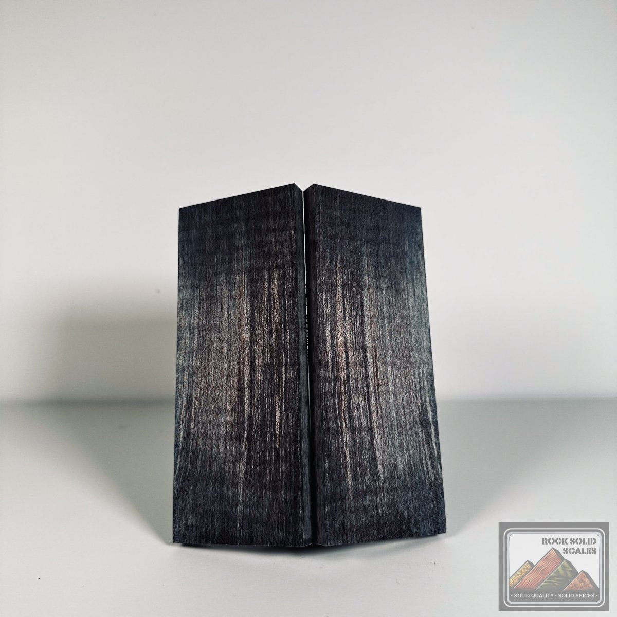 #2602 - Steel Blue and Grey Curly Maple - RockSolid Scales -