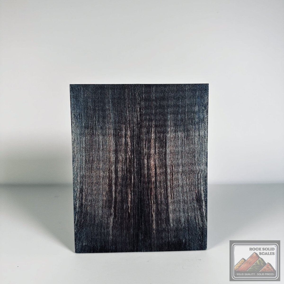 #2602 - Steel Blue and Grey Curly Maple - RockSolid Scales -