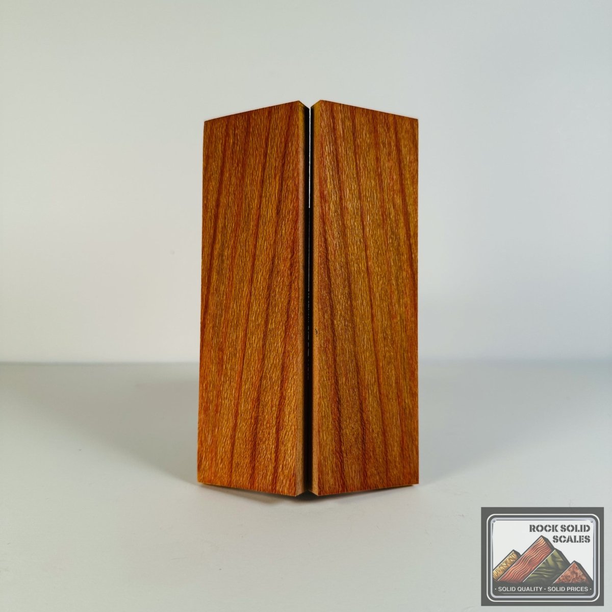 #2607 - Red and Gold Quartersawn Sycamore - RockSolid Scales -