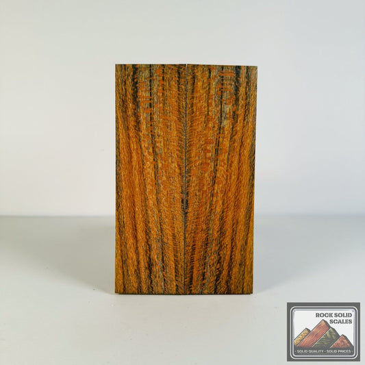 #2641 - Blue and Gold Quartersawn Sycamore - RockSolid Scales -