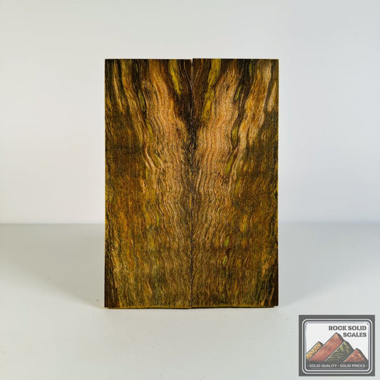 #2642 - Teal and Gold Quilted Maple - RockSolid Scales -