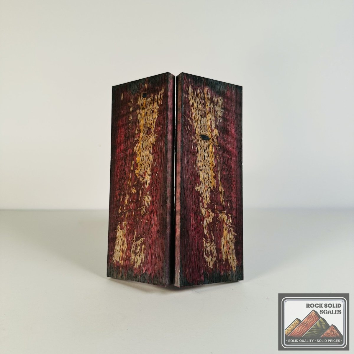 #2643 - Blue and Maroon Curly Mango - RockSolid Scales -