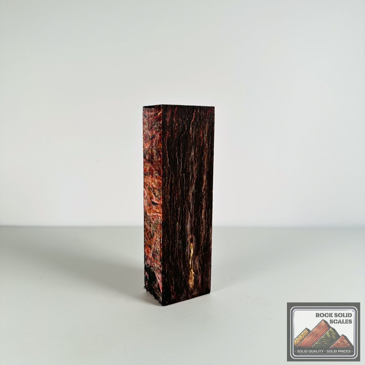 #2689 - Maroon Hempwood Block - RockSolid Scales -