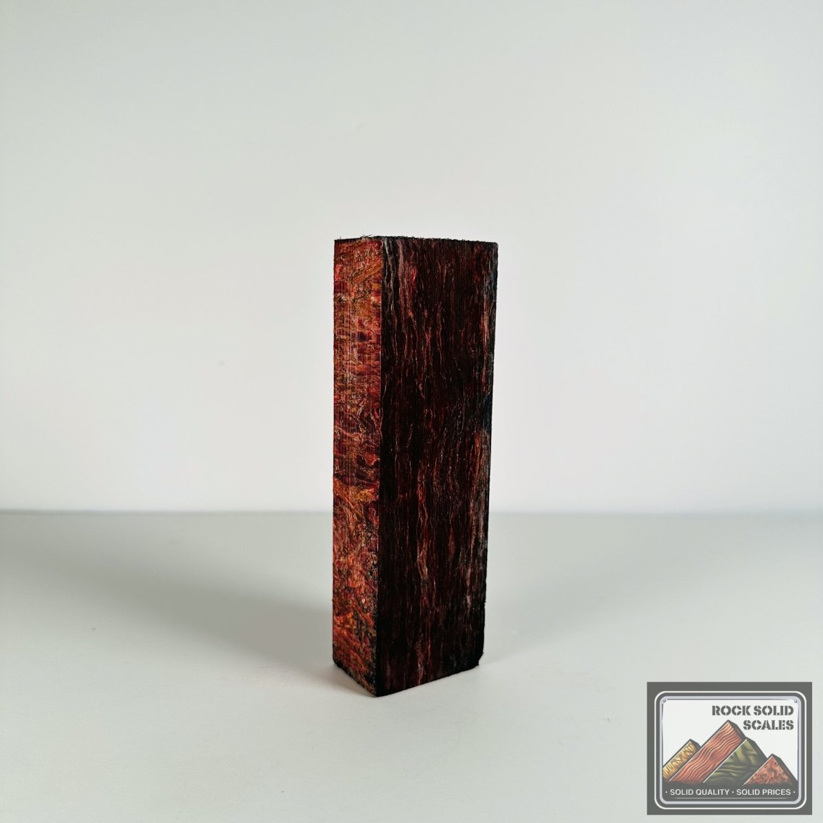 #2689 - Maroon Hempwood Block - RockSolid Scales -