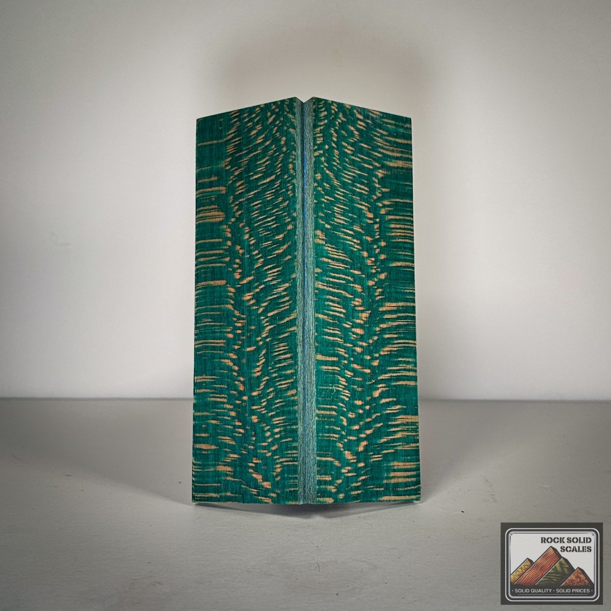 #2743 - DJ Green Quartersawn Sycamore - RockSolid Scales -