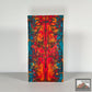 #2757 - Red/Orange/Teal Swirl Acrylic - RockSolid Scales -