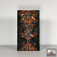 #2767 - Black/Orange/White Pearl Swirl Acrylic - RockSolid Scales -
