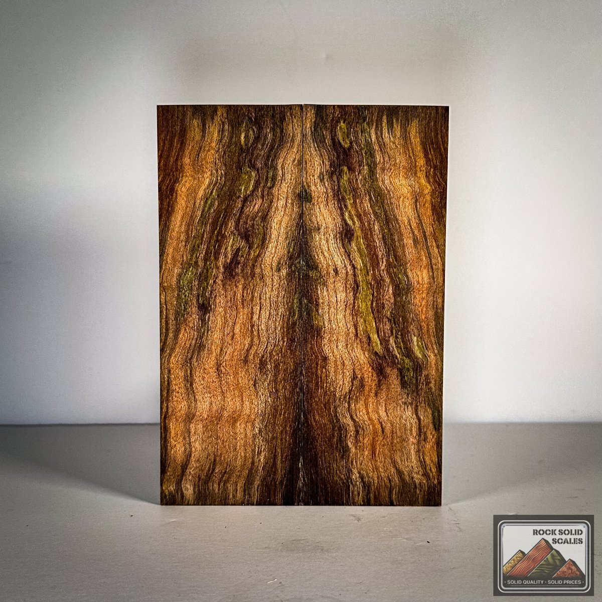 #2808 - Teal and Gold Quilted Maple - RockSolid Scales -