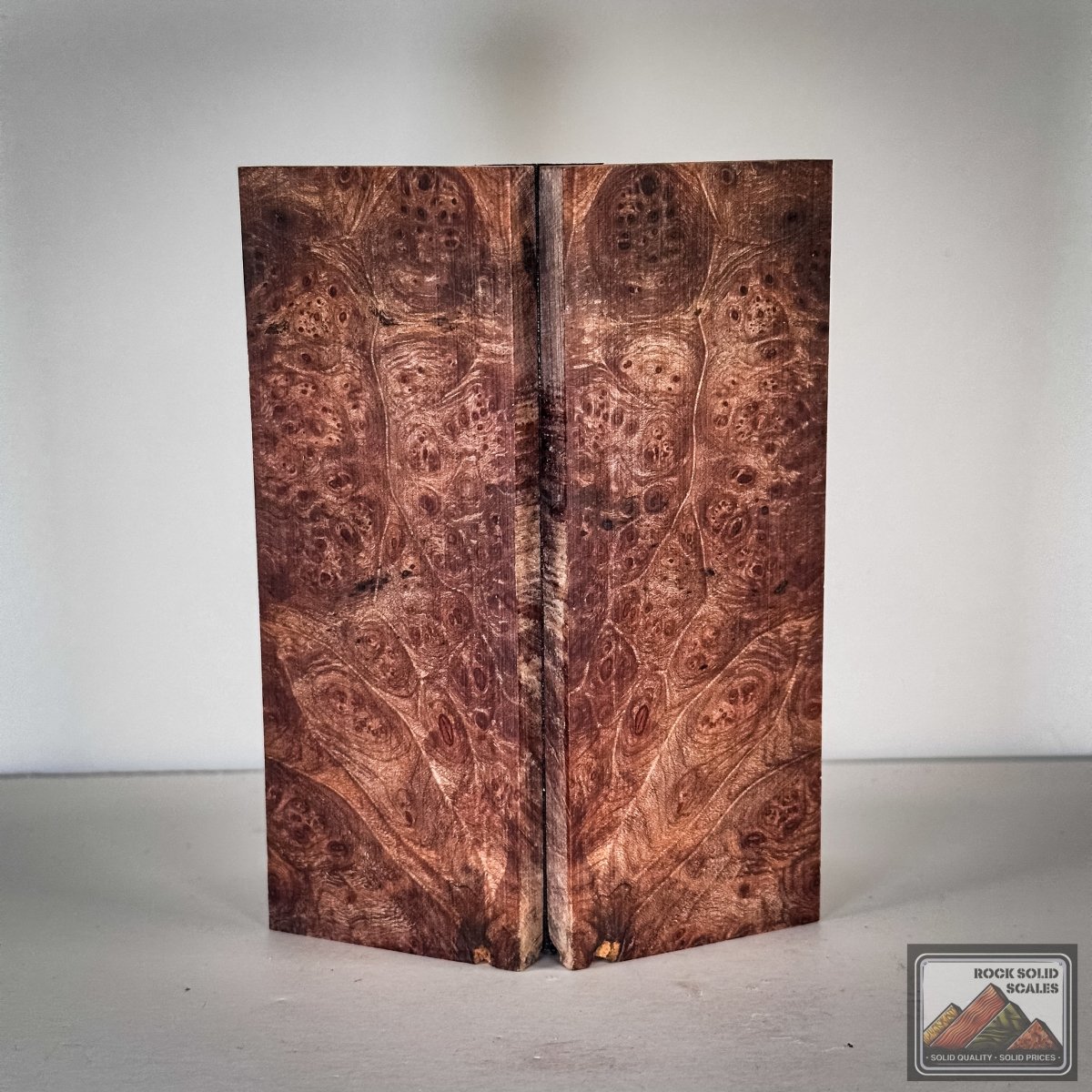 #2852 - PERFECT! Exhibition Maple Burl - RockSolid Scales -