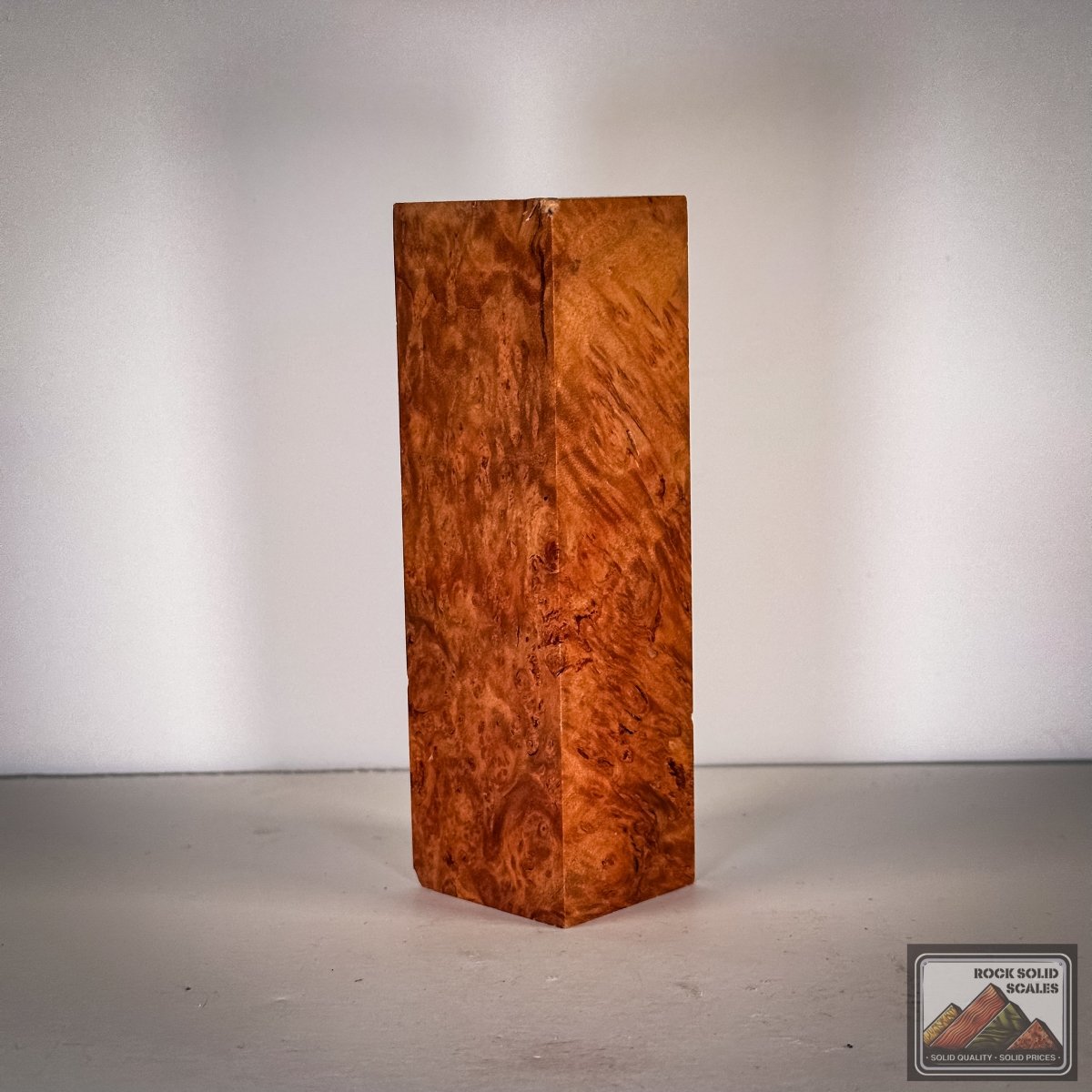 #2867 - Flooded Gum Burl Block - RockSolid Scales -