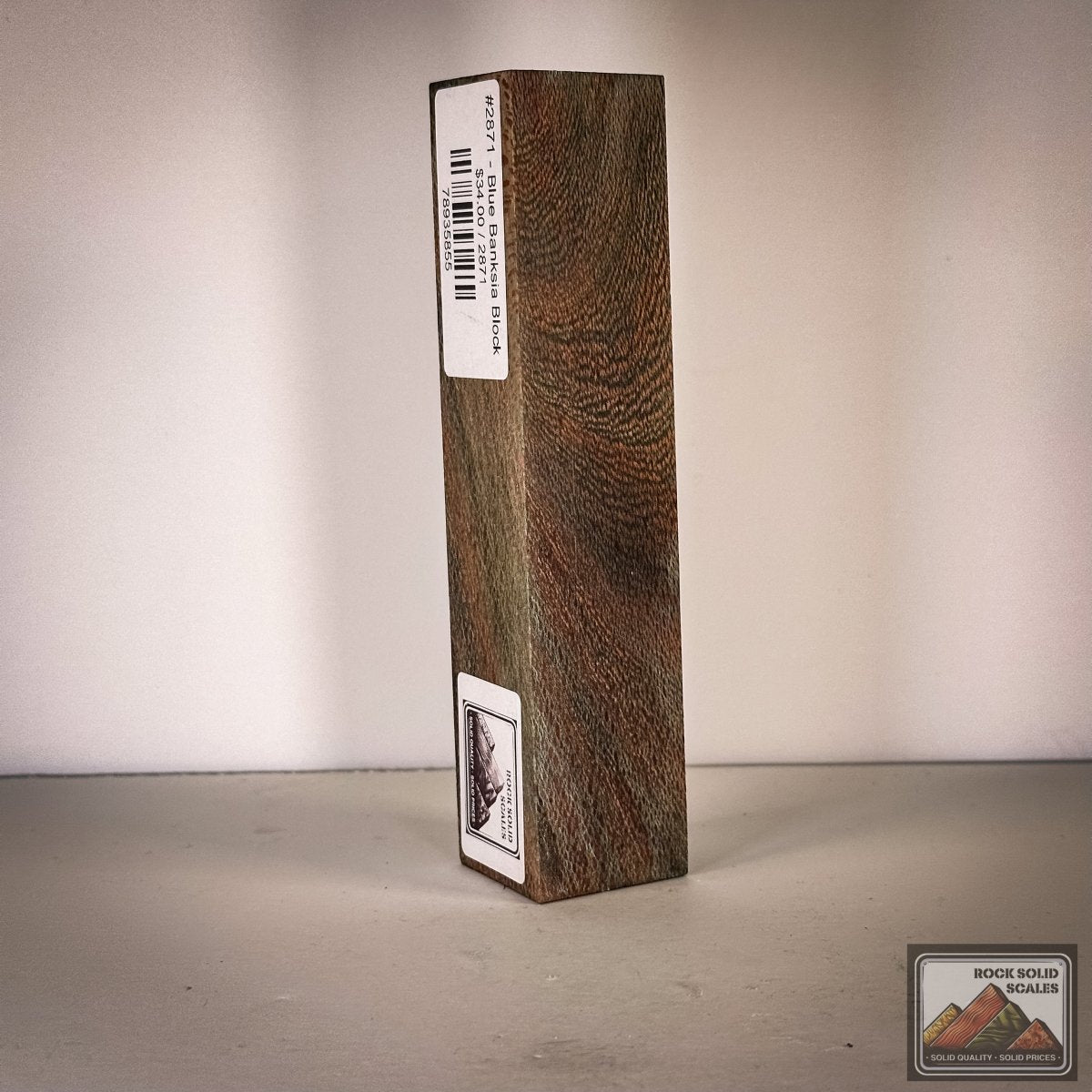 #2871 - Blue Banksia Block - RockSolid Scales -