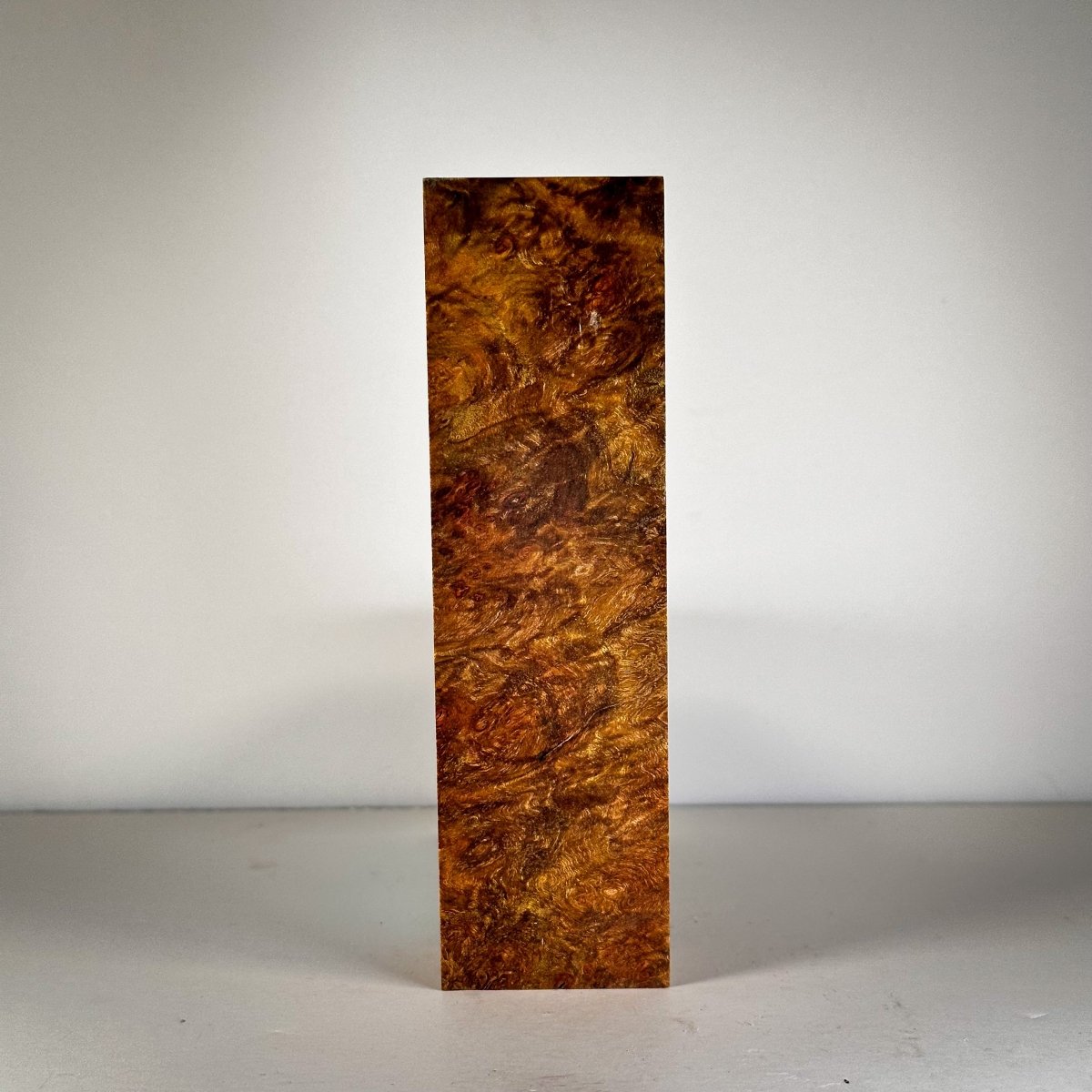 #3013 - Spring Green Maple Burl Block - RockSolid Scales -