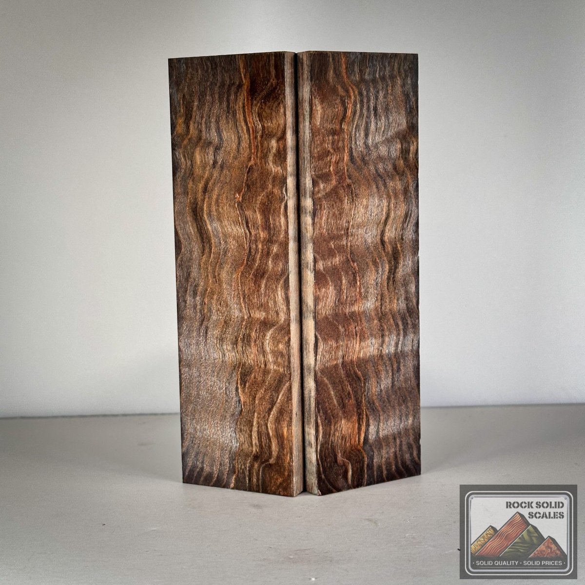 #3024 - Steel Blue Quilted Maple - RockSolid Scales -