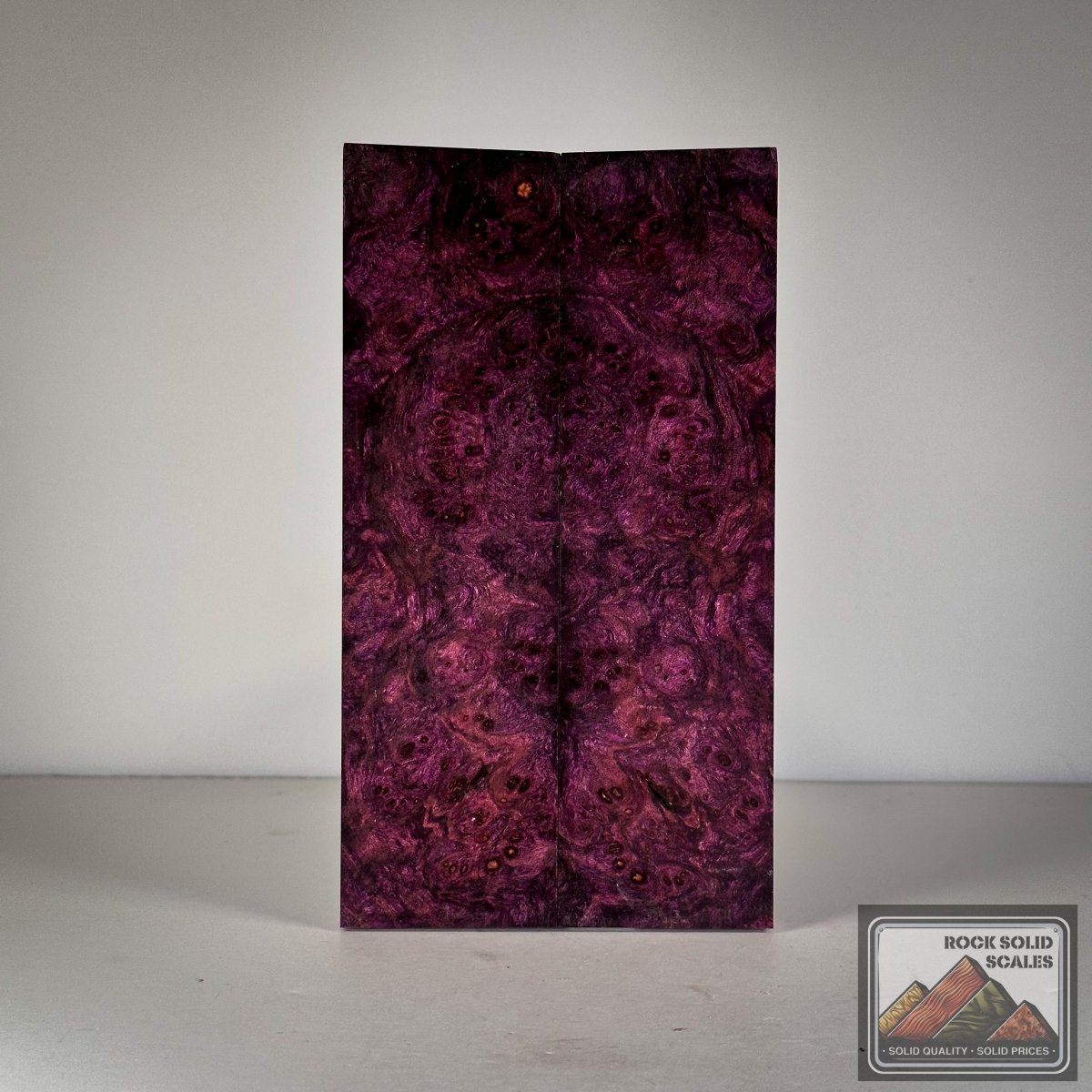 #3037 - Purple Maple Burl - RockSolid Scales -