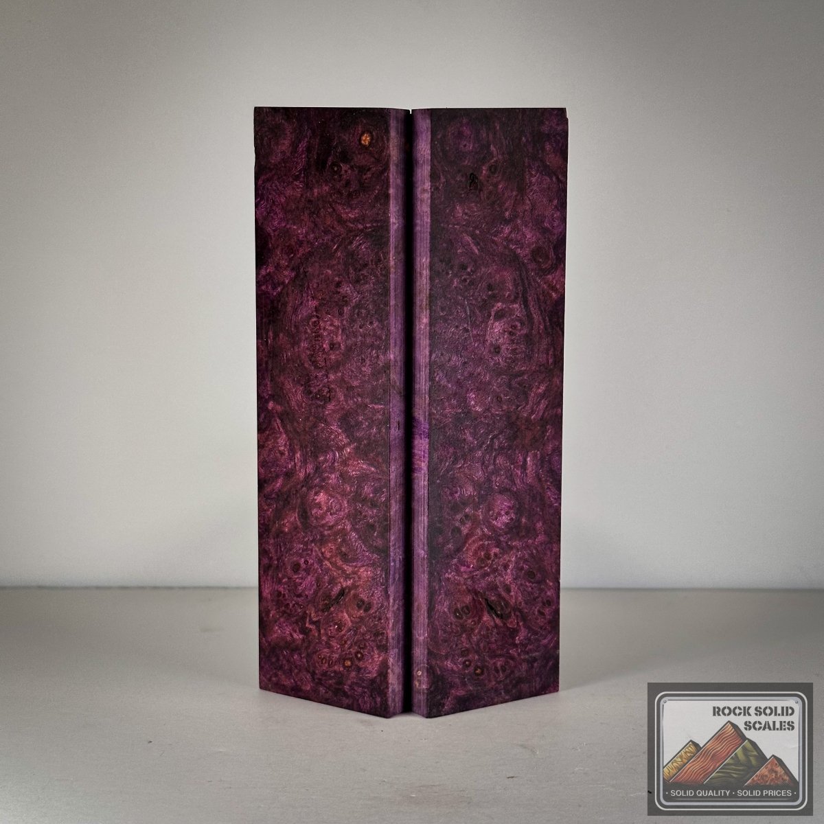 #3037 - Purple Maple Burl - RockSolid Scales -