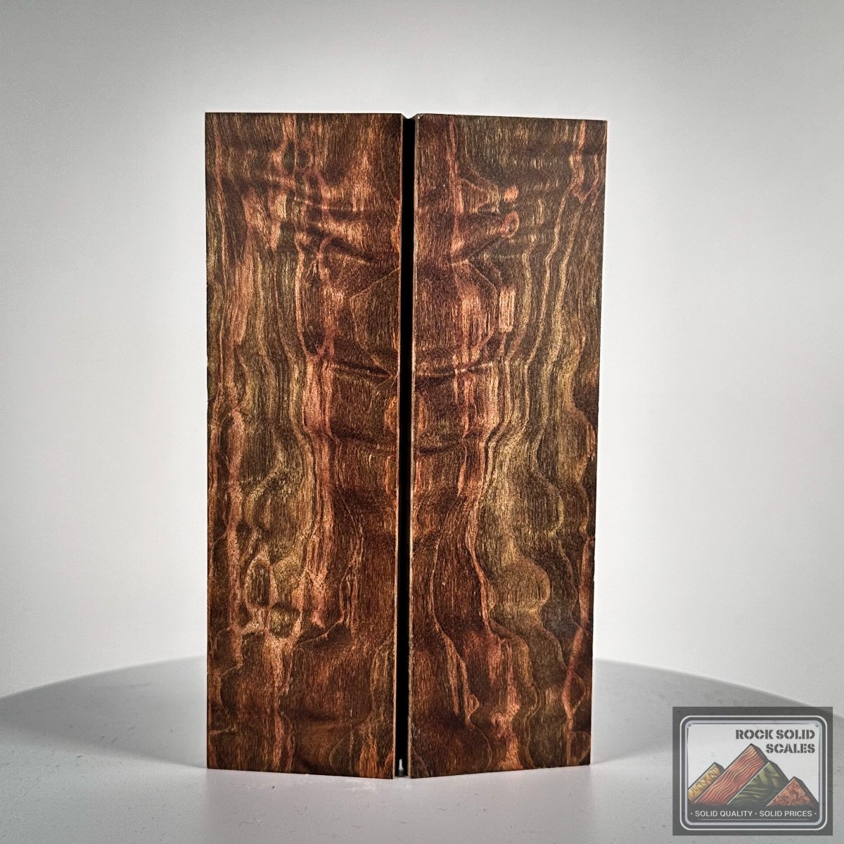 #3039 - Olive Green Quilted Maple - RockSolid Scales -