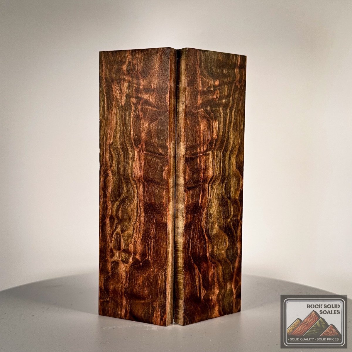 #3039 - Olive Green Quilted Maple - RockSolid Scales -