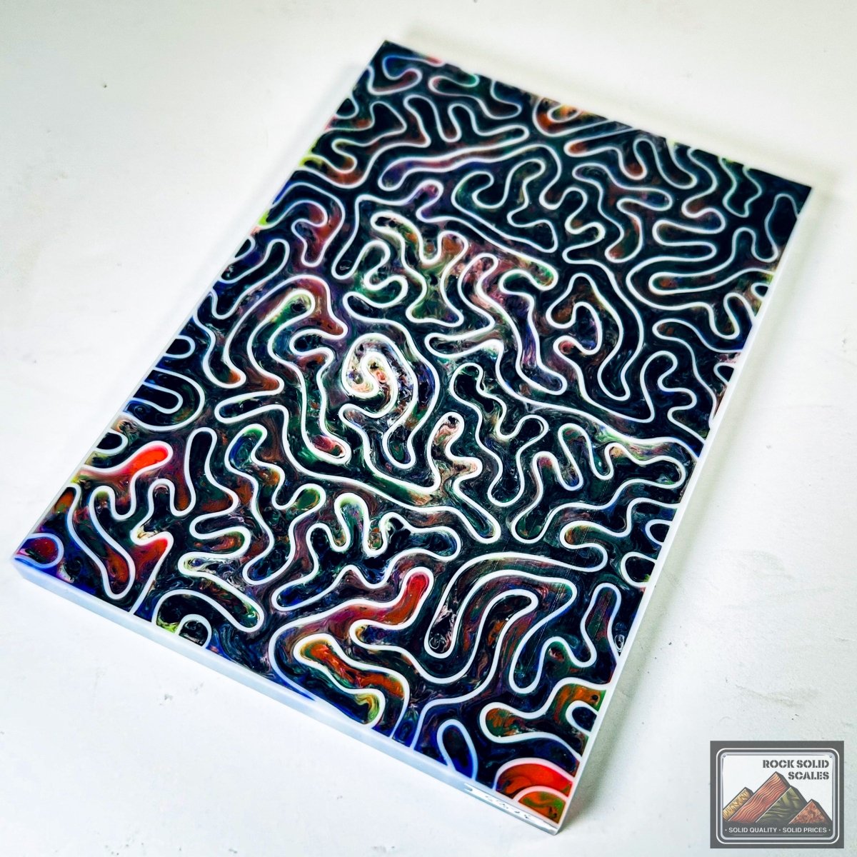 3D Coral Matrix - 8 Color Pour - RockSolid Scales -