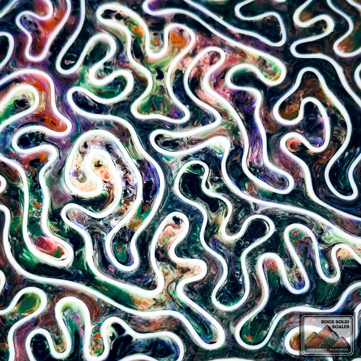 3D Coral Matrix - 8 Color Pour - RockSolid Scales -
