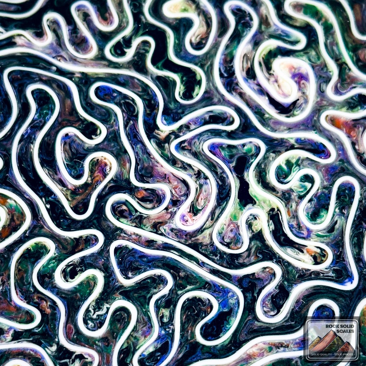 3D Coral Matrix - 8 Color Pour - RockSolid Scales -