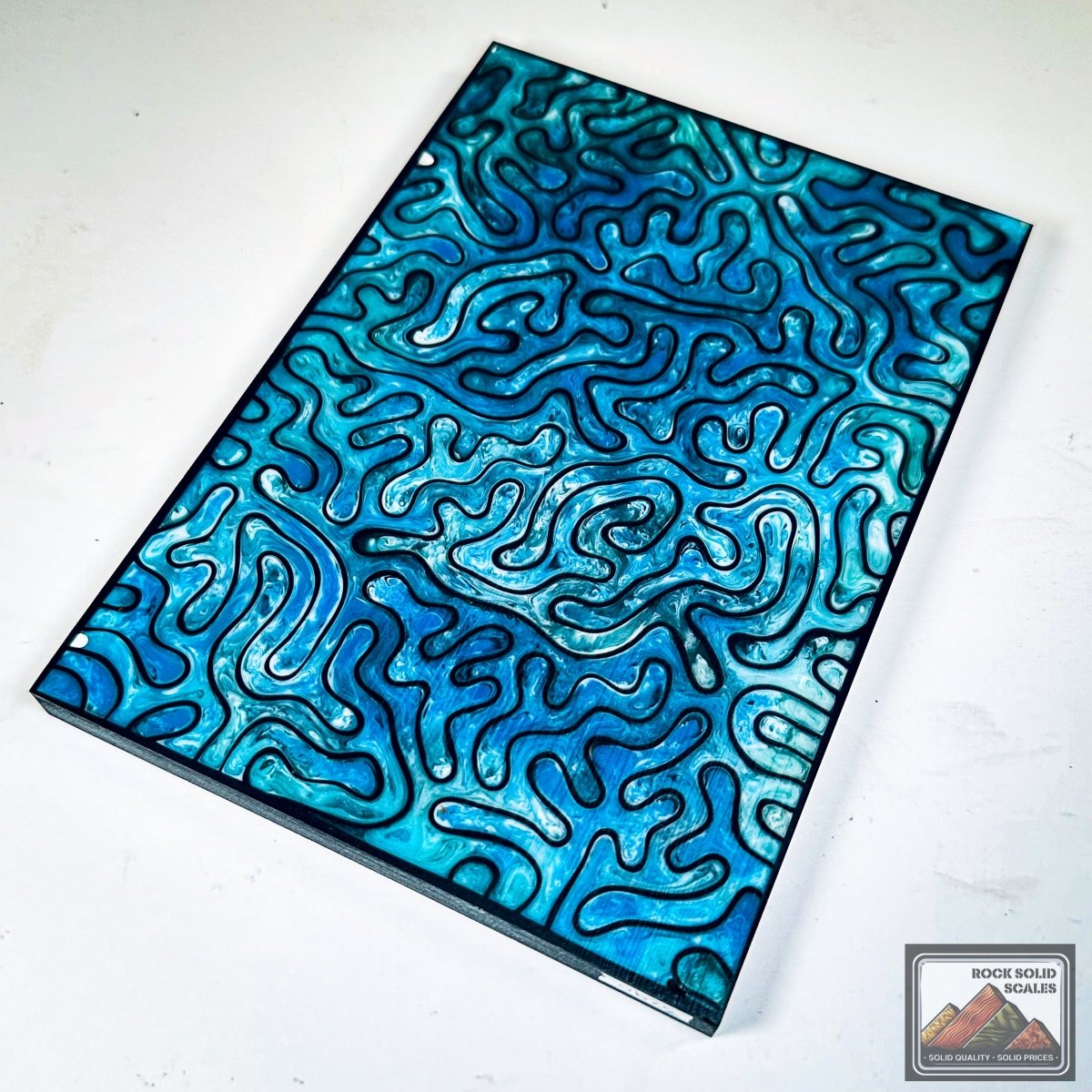 3D Coral Matrix - Seafoam 4 Color Pour - RockSolid Scales -