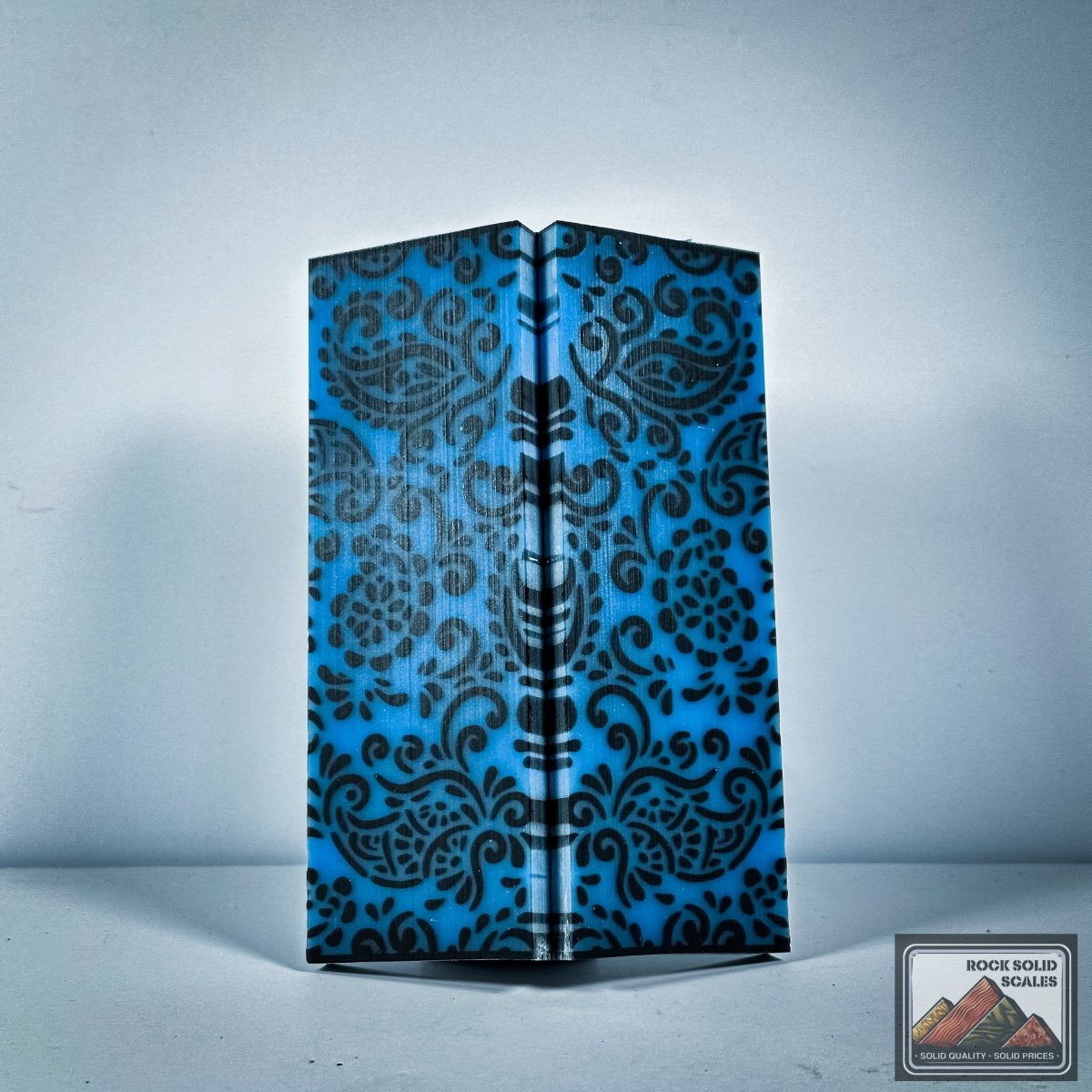 3D Paisley - Powder Blue - RockSolid Scales -
