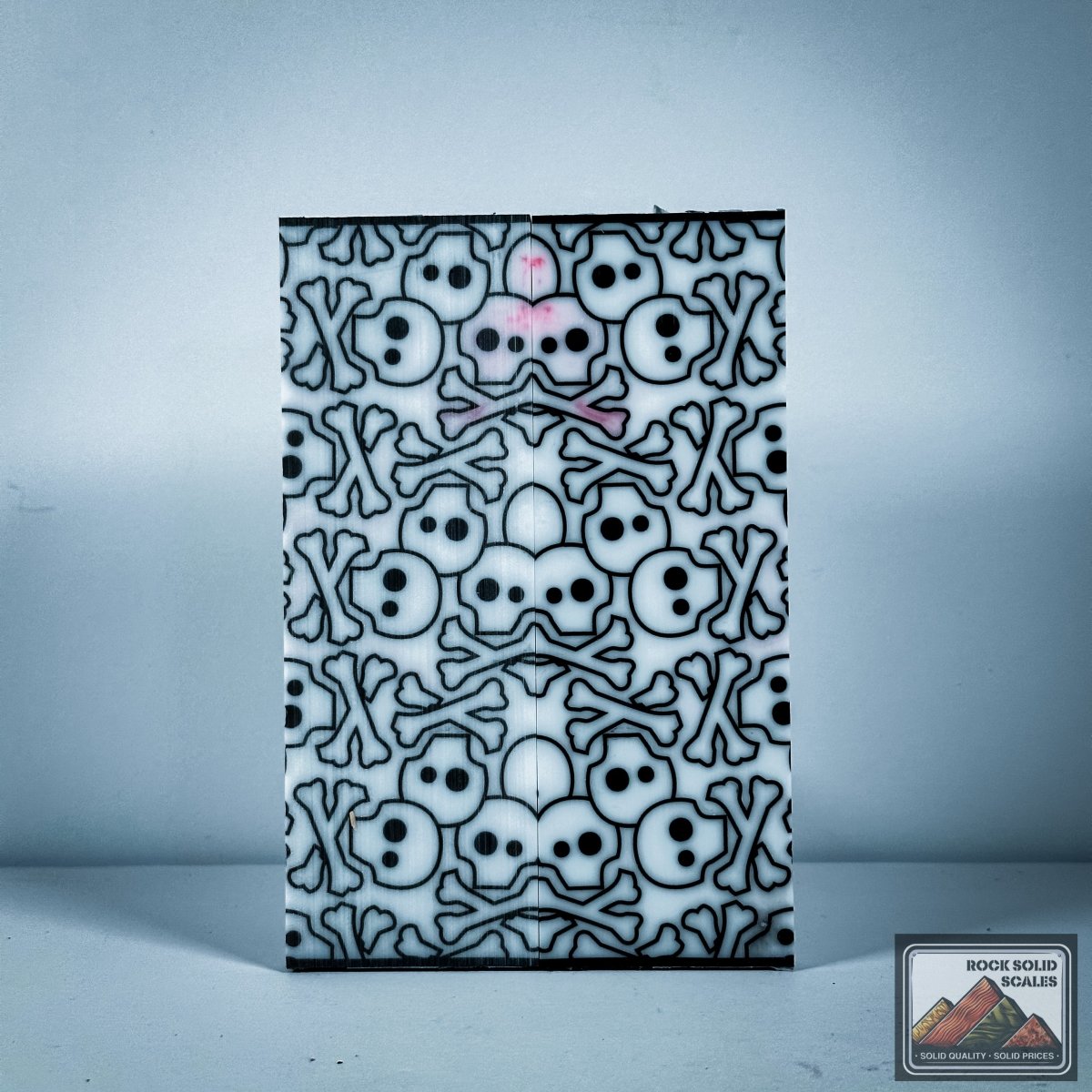 3D Skully™ - OG White and Black *BARGAIN BIN* - RockSolid Scales -