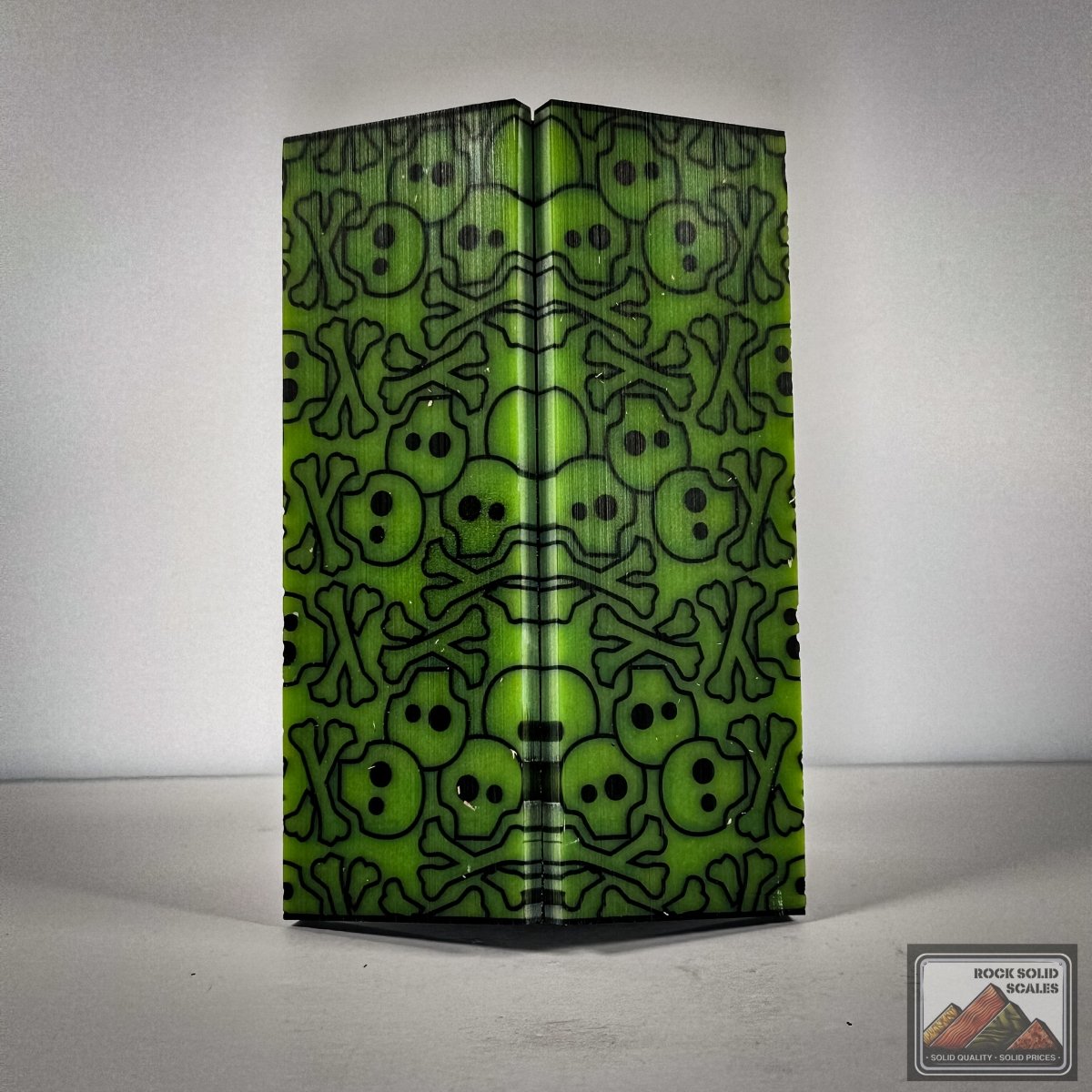 3D Skully™ - Toxic Green - Bargain Bin - RockSolid Scales -